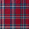 Kuschelstrick NORWY2 Rot / Marineblau